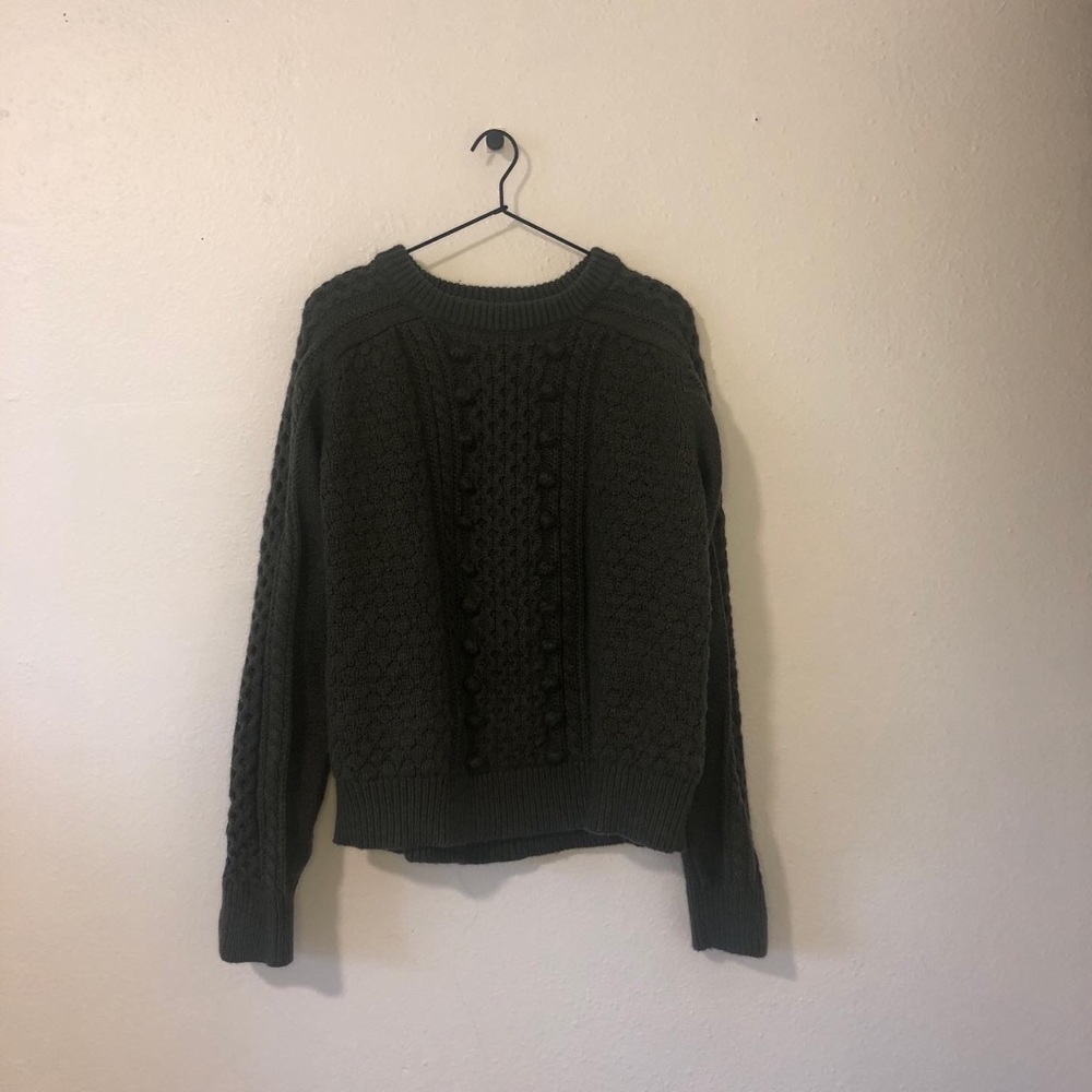 J Crew Heavy Knit Wool Sweater - Picture 3 of 3